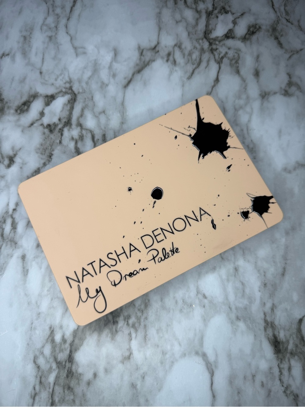 Natasha Denona Beige Matte Compact with Black Ink Accents